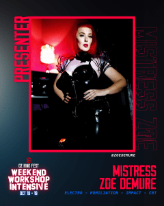 Mistress Zoe Demure
