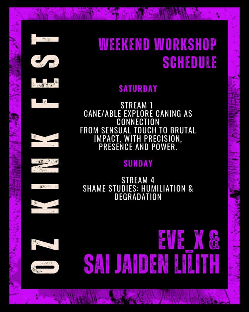 Sai Jaiden Lilith & Eve_X (Australian School Of Sexuality)